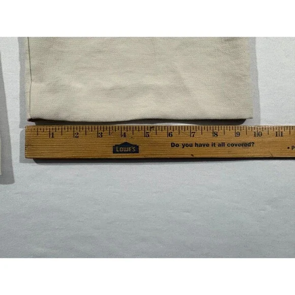 Aritzia Wilfred Effortless Oatmeal Beige Pant Wide Leg Pleated Trousers Sz 8 - Picture 6 of 13